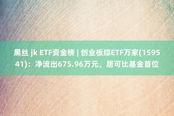黑丝 jk ETF资金榜 | 创业板综ETF万家(159541)：净流出675.96万元，居可比基金首位