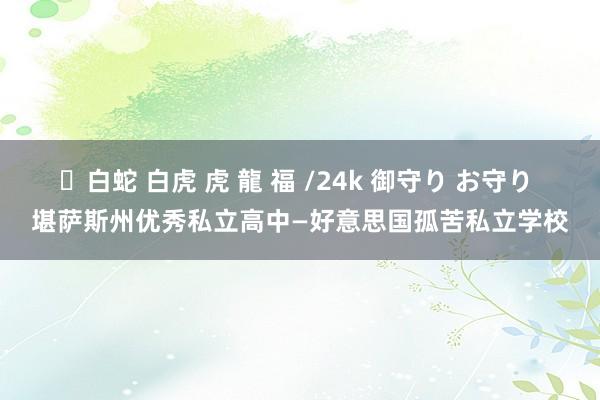 ✨白蛇 白虎 虎 龍 福 /24k 御守り お守り 堪萨斯州优秀私立高中—好意思国孤苦私立学校