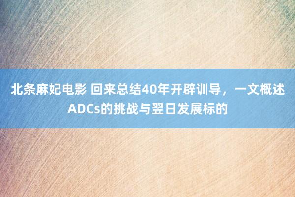 北条麻妃电影 回来总结40年开辟训导，一文概述ADCs的挑战与翌日发展标的