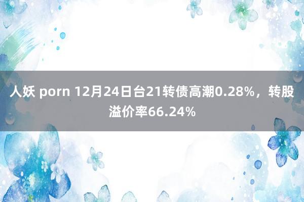 人妖 porn 12月24日台21转债高潮0.28%，转股溢价率66.24%