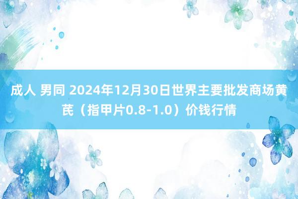 成人 男同 2024年12月30日世界主要批发商场黄芪（指甲片0.8-1.0）价钱行情