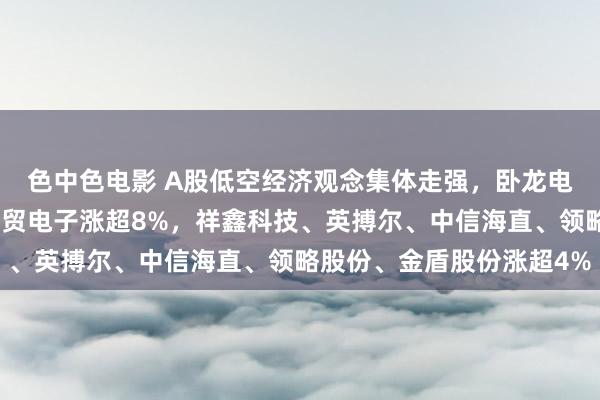 色中色电影 A股低空经济观念集体走强，卧龙电驱、宝胜股份涨停，威贸电子涨超8%，祥鑫科技、英搏尔、中信海直、领略股份、金盾股份涨超4%