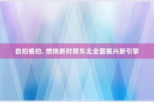 自拍偷拍. 燃烧新时期东北全面振兴新引擎