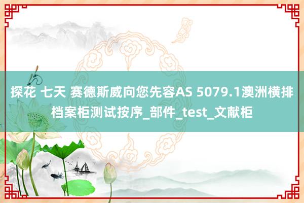探花 七天 赛德斯威向您先容AS 5079.1澳洲横排档案柜测试按序_部件_test_文献柜