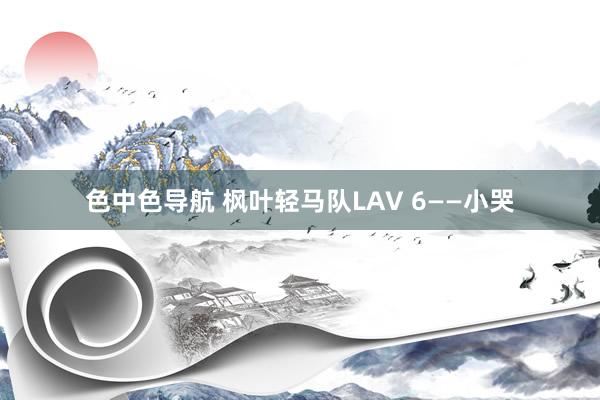 色中色导航 枫叶轻马队LAV 6——小哭