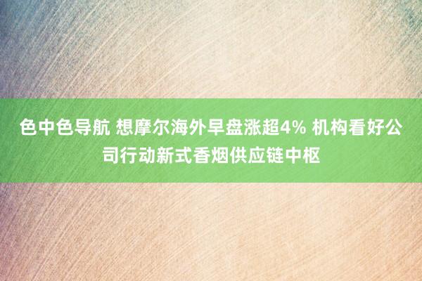 色中色导航 想摩尔海外早盘涨超4% 机构看好公司行动新式香烟供应链中枢