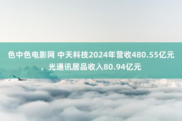 色中色电影网 中天科技2024年营收480.55亿元，光通讯居品收入80.94亿元