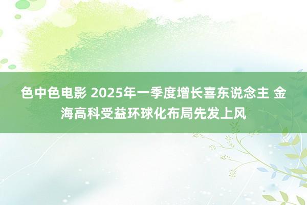 色中色电影 2025年一季度增长喜东说念主 金海高科受益环球化布局先发上风